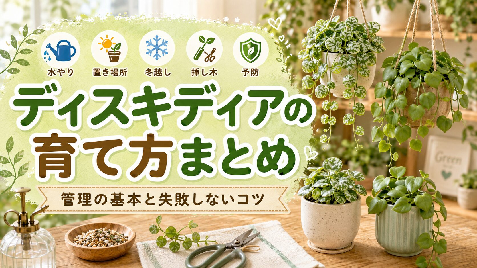 水やり・置き場所・冬越し・挿し木を解説するディスキディアの育て方まとめ